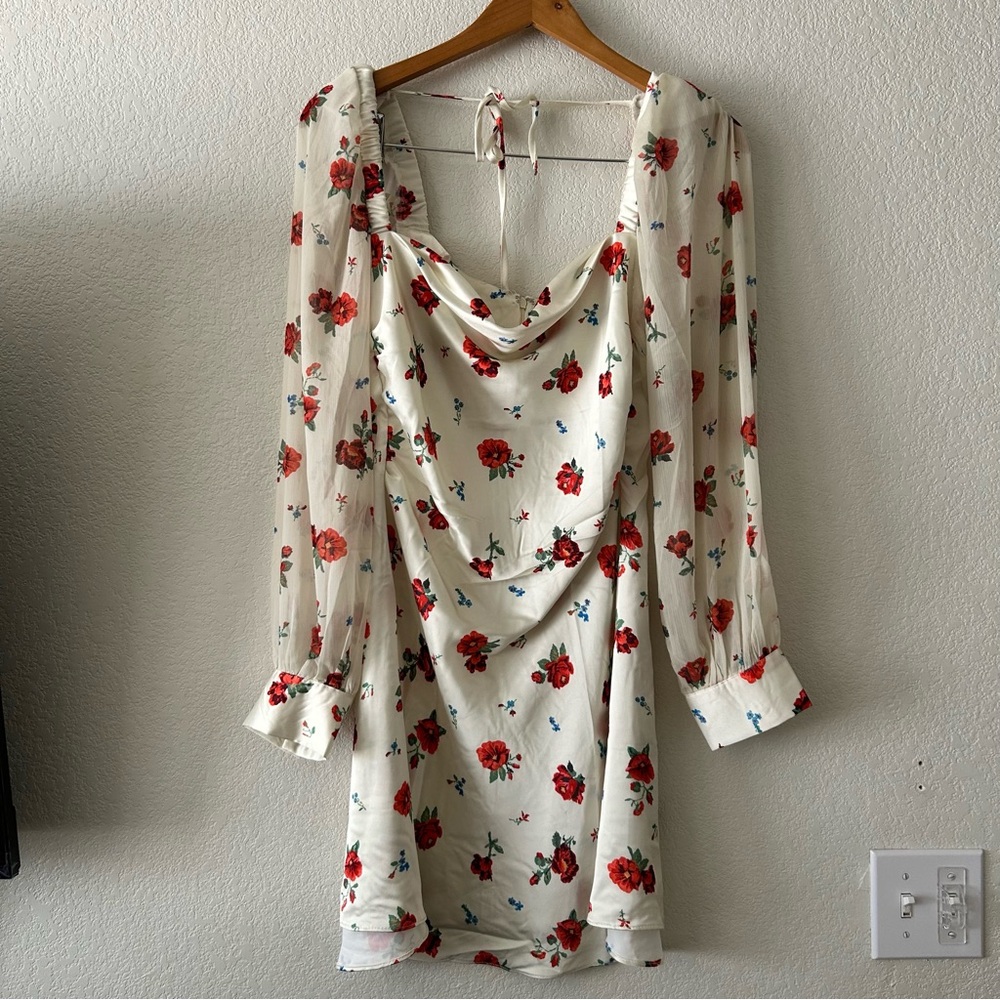Floral Long Sleeve Dress